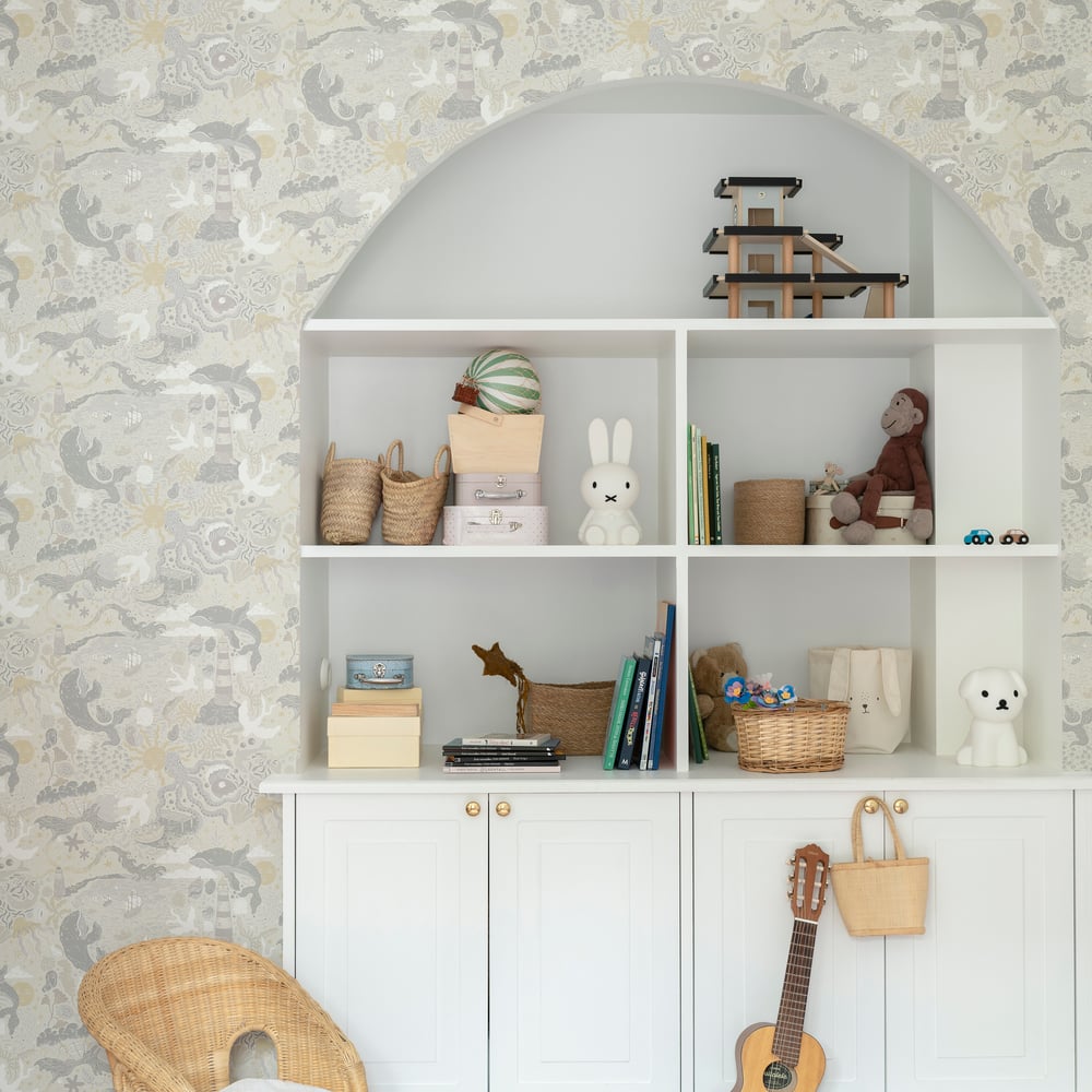 Resan Nautical Wallpaper - Beige - Galerie - Resan - 29016 - Premier Wallcovering