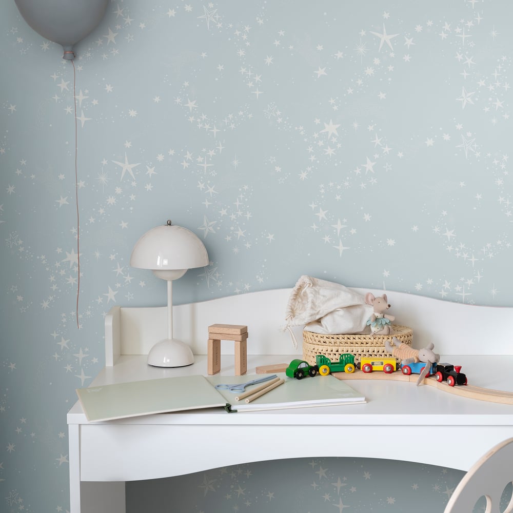 Resan Star Wallpaper - Blue - Galerie - Resan - 29023 - Premier Wallcovering