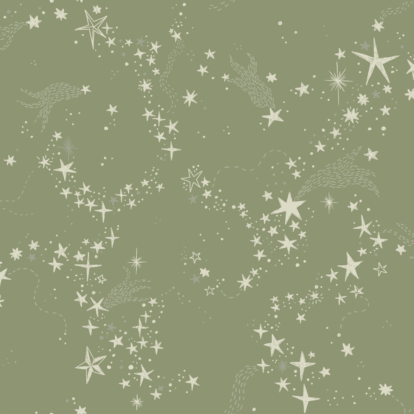Resan Star Wallpaper - Olive - Galerie - Resan - 29022 - Premier Wallcovering