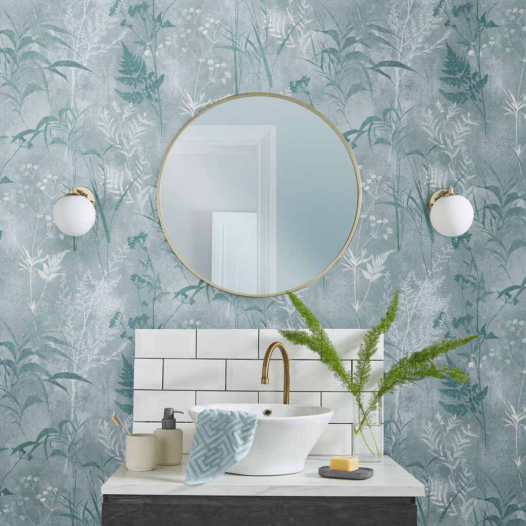 Restore Wallpaper - Sky - Graham & Brown - 115043 - Premier Wallcovering