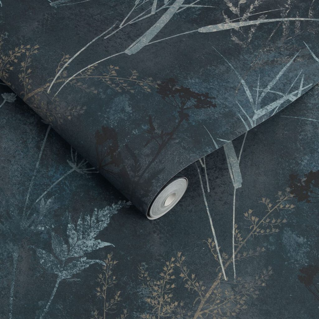 Restore Wallpaper - Midnight - Graham & Brown - 115044 - Premier Wallcovering