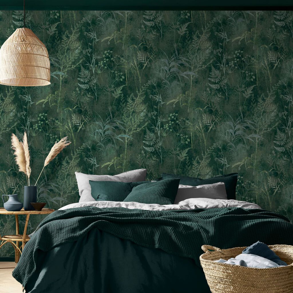 Restore Wallpaper - Emerald - Graham & Brown - 115042 - Premier Wallcovering