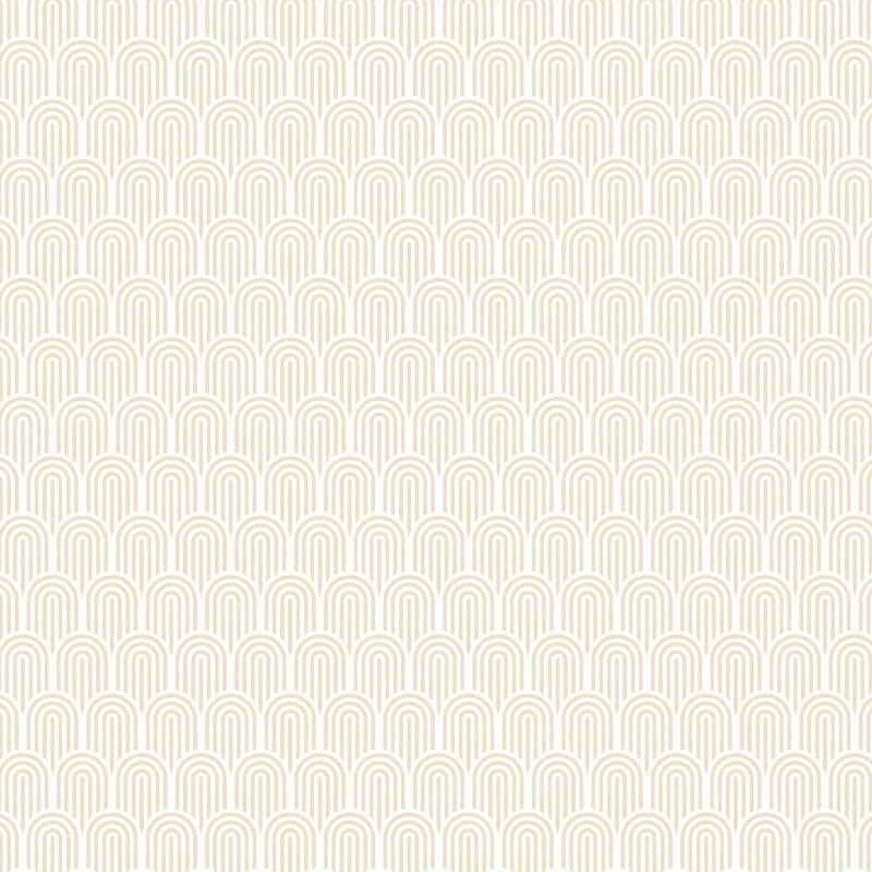 Retro Arch Wallpaper - Cream - Hoopla Walls - HWA1066W - Premier Wallcovering