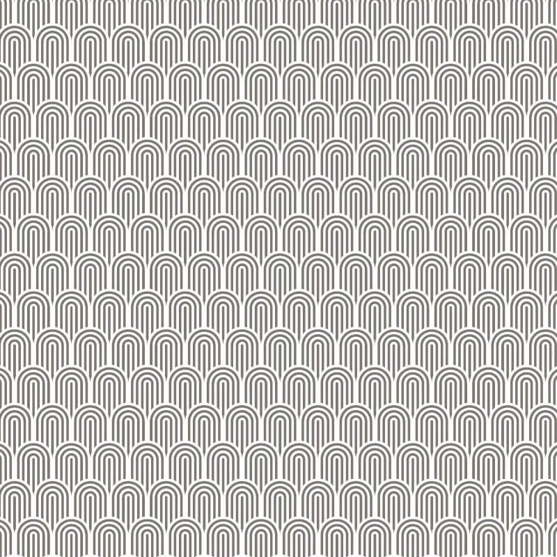 Retro Arch Wallpaper - Black - Hoopla Walls - HWA1067W - Premier Wallcovering