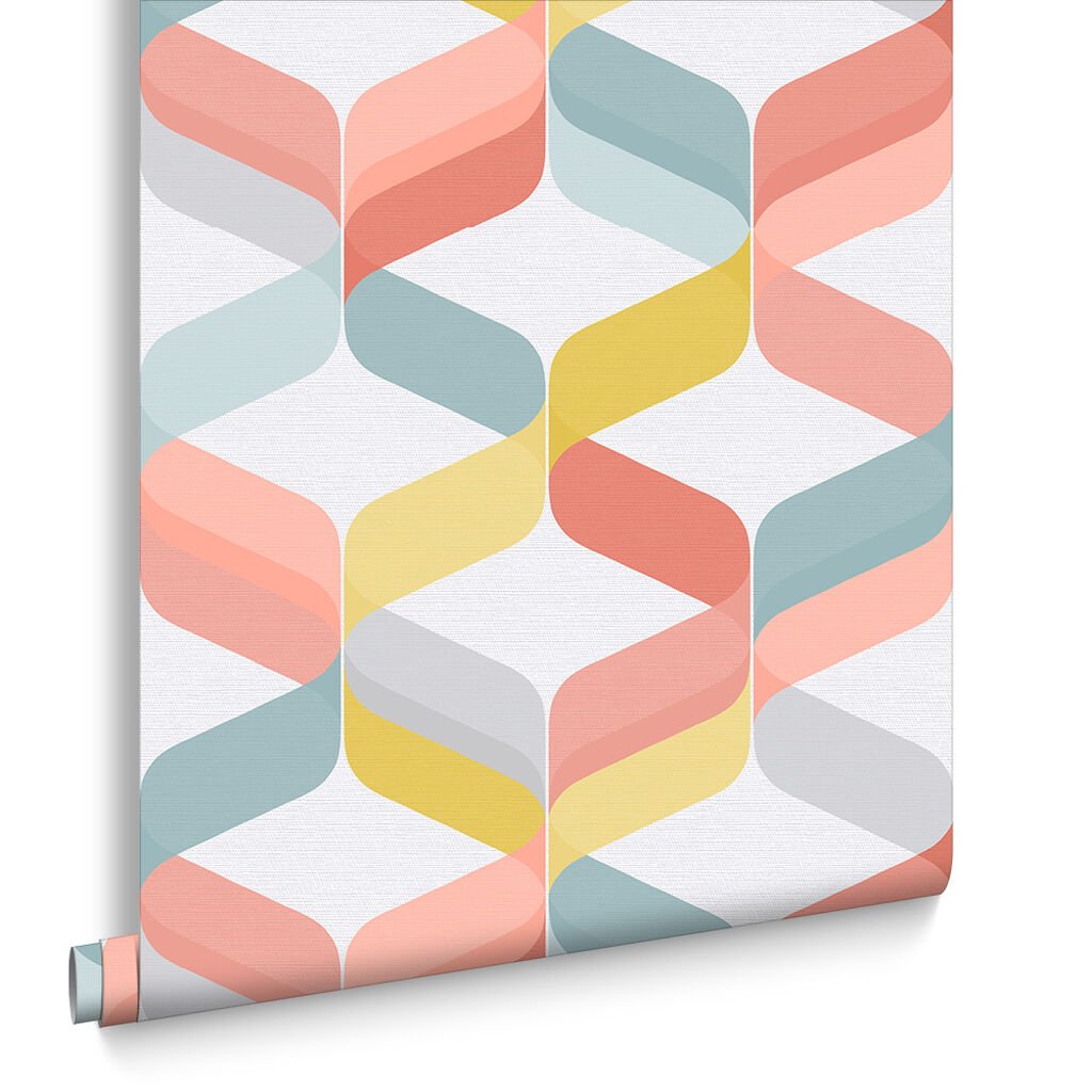 Retro Wallpaper - Brights - Graham & Brown - 104814 - Premier Wallcovering