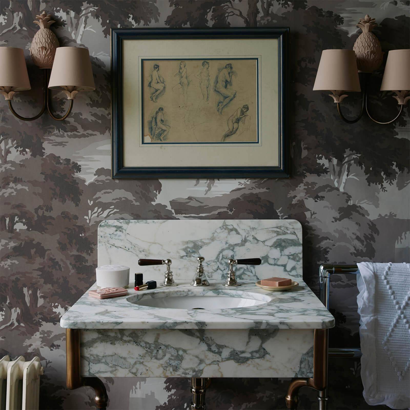 Reverie Wallpaper - Fawn - House of Hackney - 1-WA-RVR-DI-EAR-XXX - Premier Wallcovering