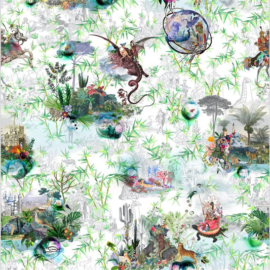 Reveries Wallpaper - Vert Buis - Christian Lacroix - PCL1003/01 - Premier Wallcovering