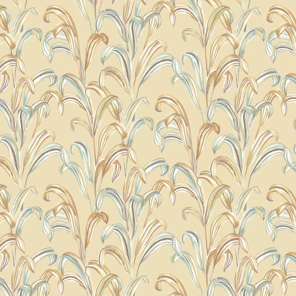 Revive Wallpaper - Flaxen - Ohpopsi - FRA50105W - Premier Wallcovering