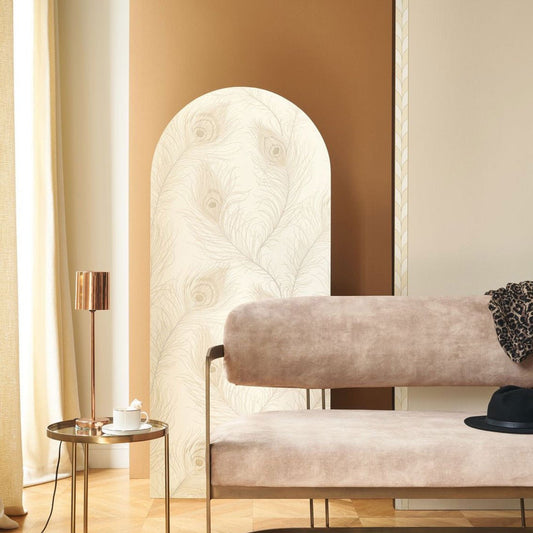 Revue Annees Folles Wallpaper - Beige Lin - Casadeco - 201072222 - Premier Wallcovering