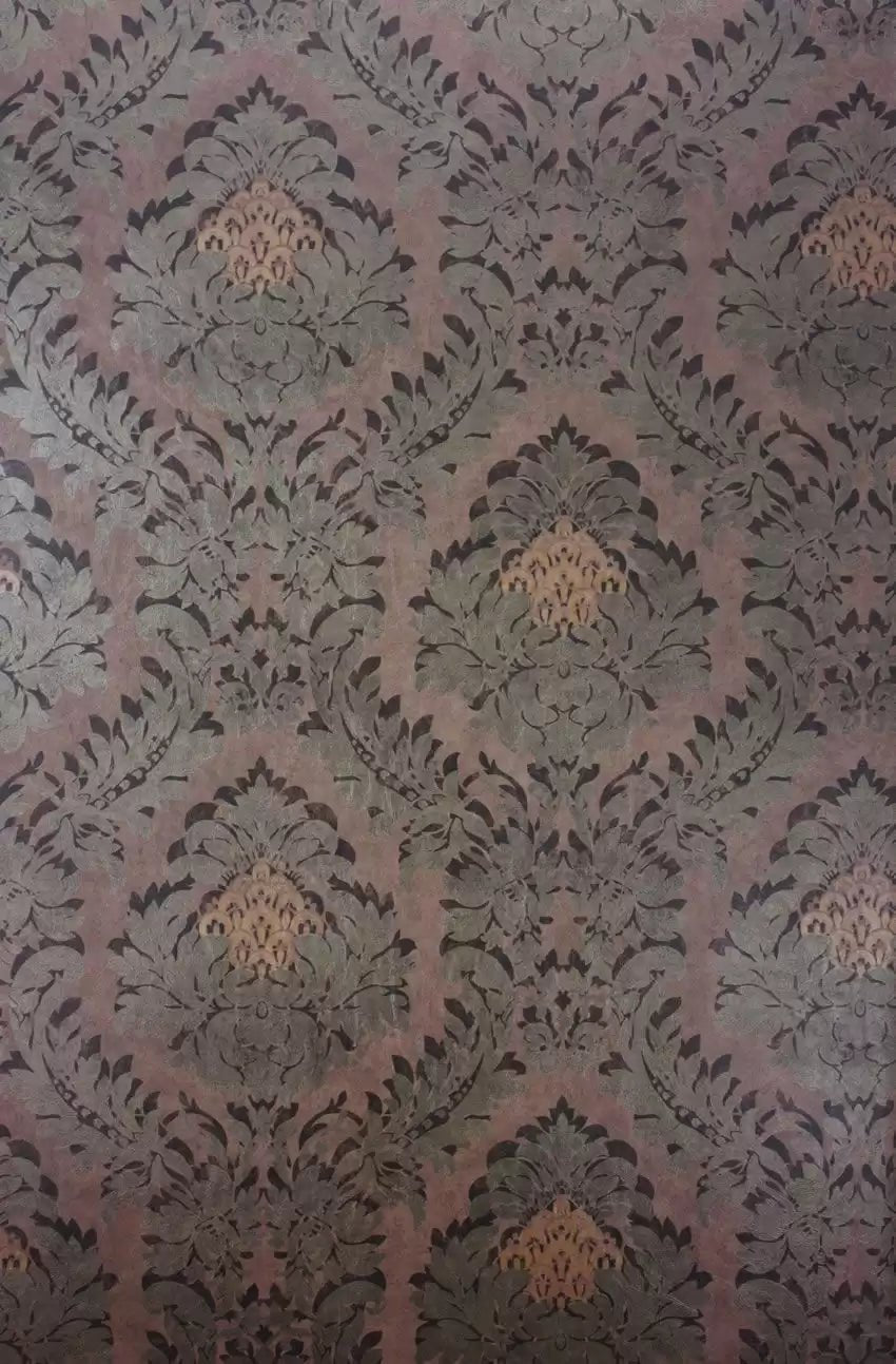 Rezzonico Vinyl Wallpaper - Cappuccino/Bronze - Osborne & Little - W6333-01 - Premier Wallcovering