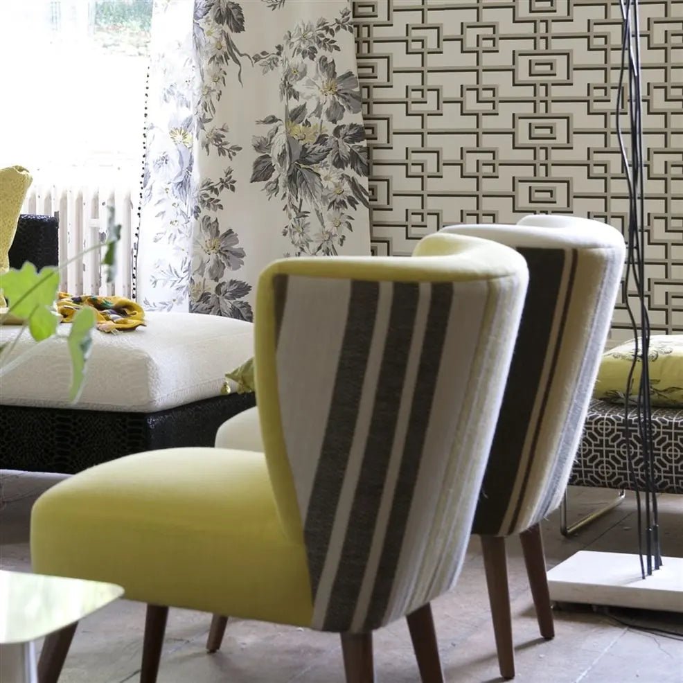 Rheinsberg Wallpaper - Noir - Designers Guild - P533/05 - Premier Wallcovering