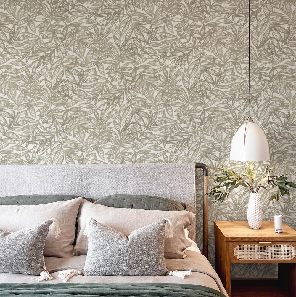 Rhythmic Wallpaper - Taupe - A Street Prints - FD27233 - Premier Wallcovering