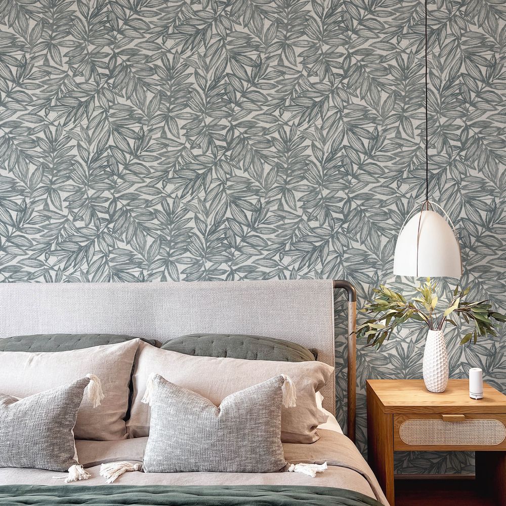 Rhythmic Wallpaper - Blue / Grey - A Street Prints - FD27230 - Premier Wallcovering