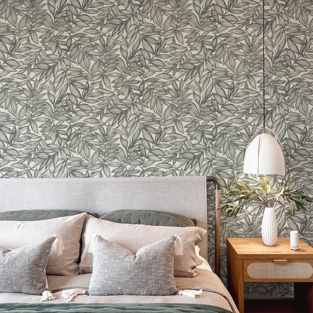Rhythmic Wallpaper - Charcoal - A Street Prints - FD27229 - Premier Wallcovering