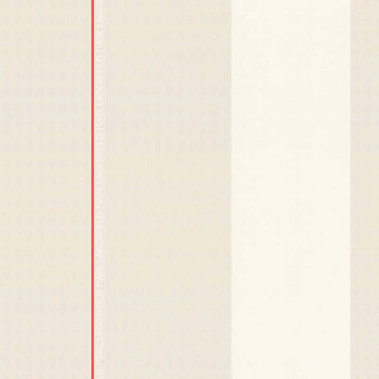 Ribbon Stripe Wallpaper - Cream - A S Creation - Karl Lagerfield - 37848 - 3 - Premier Wallcovering
