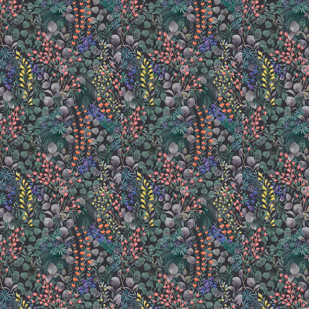 Rich Rebel Eden Brights Wallpaper - Blue - Next - 122877 - Premier Wallcovering