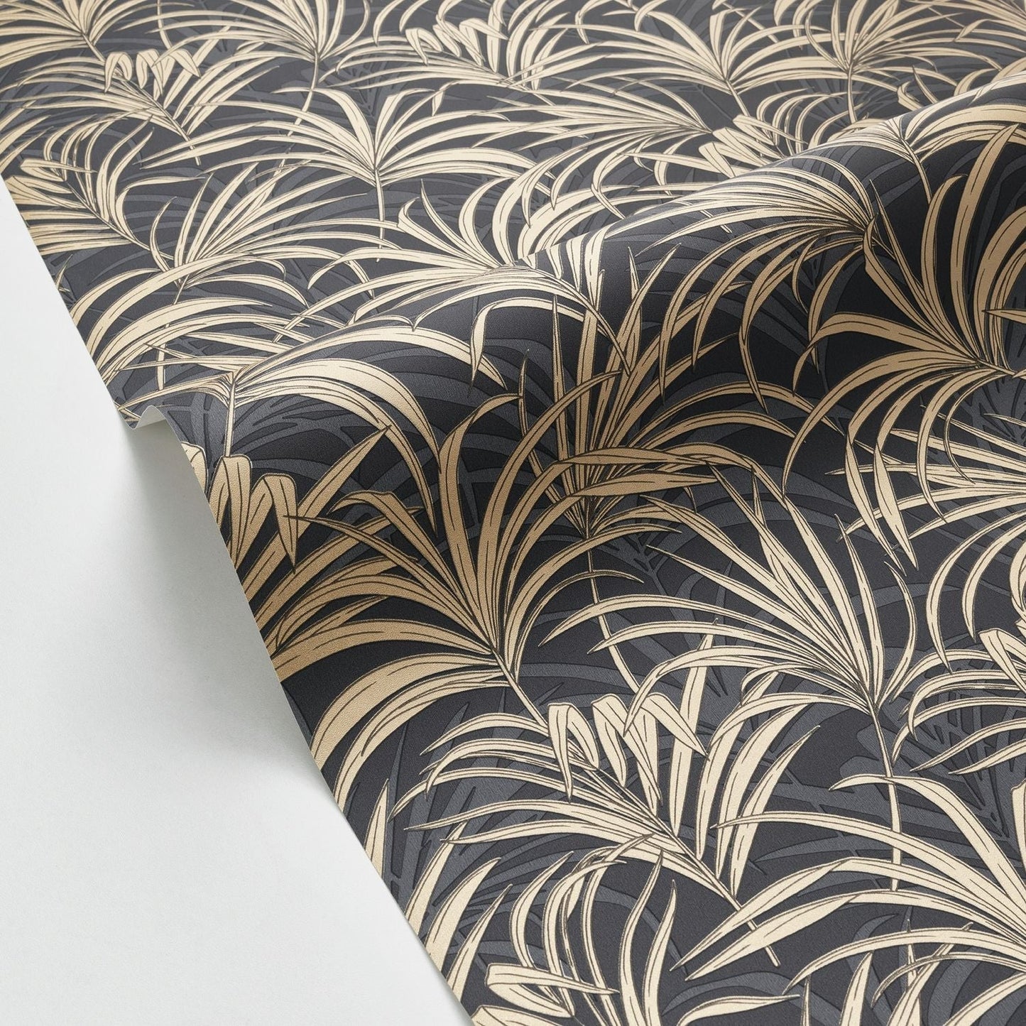 Richard Wallpaper - Noir - Caselio - 103809274 - Premier Wallcovering