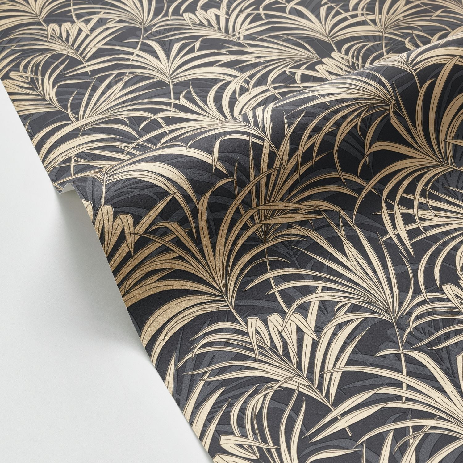 Richard Wallpaper - Noir - Caselio - 103809274 - Premier Wallcovering