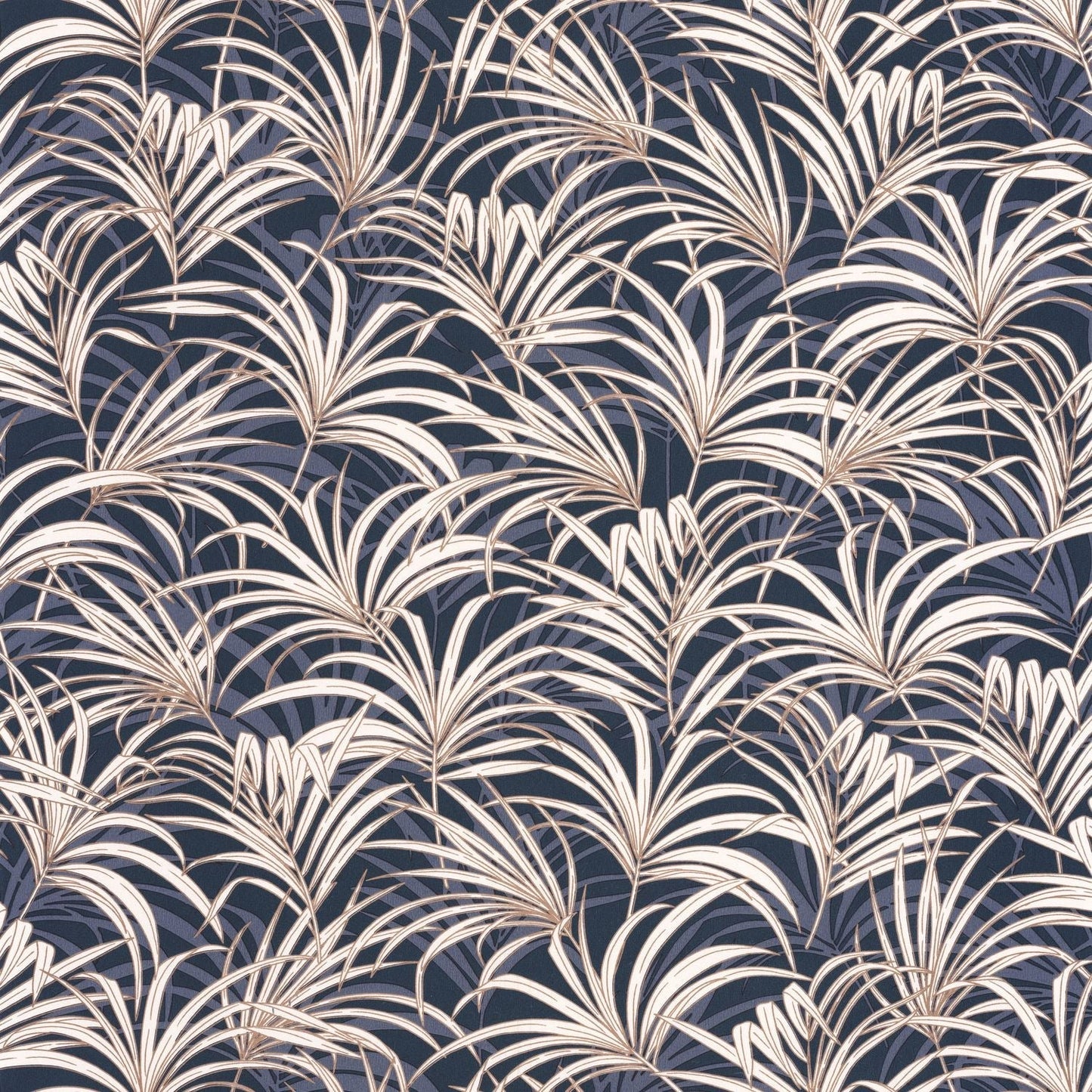 Richard Wallpaper - Bleu Nuit - Caselio - 103806162 - Premier Wallcovering