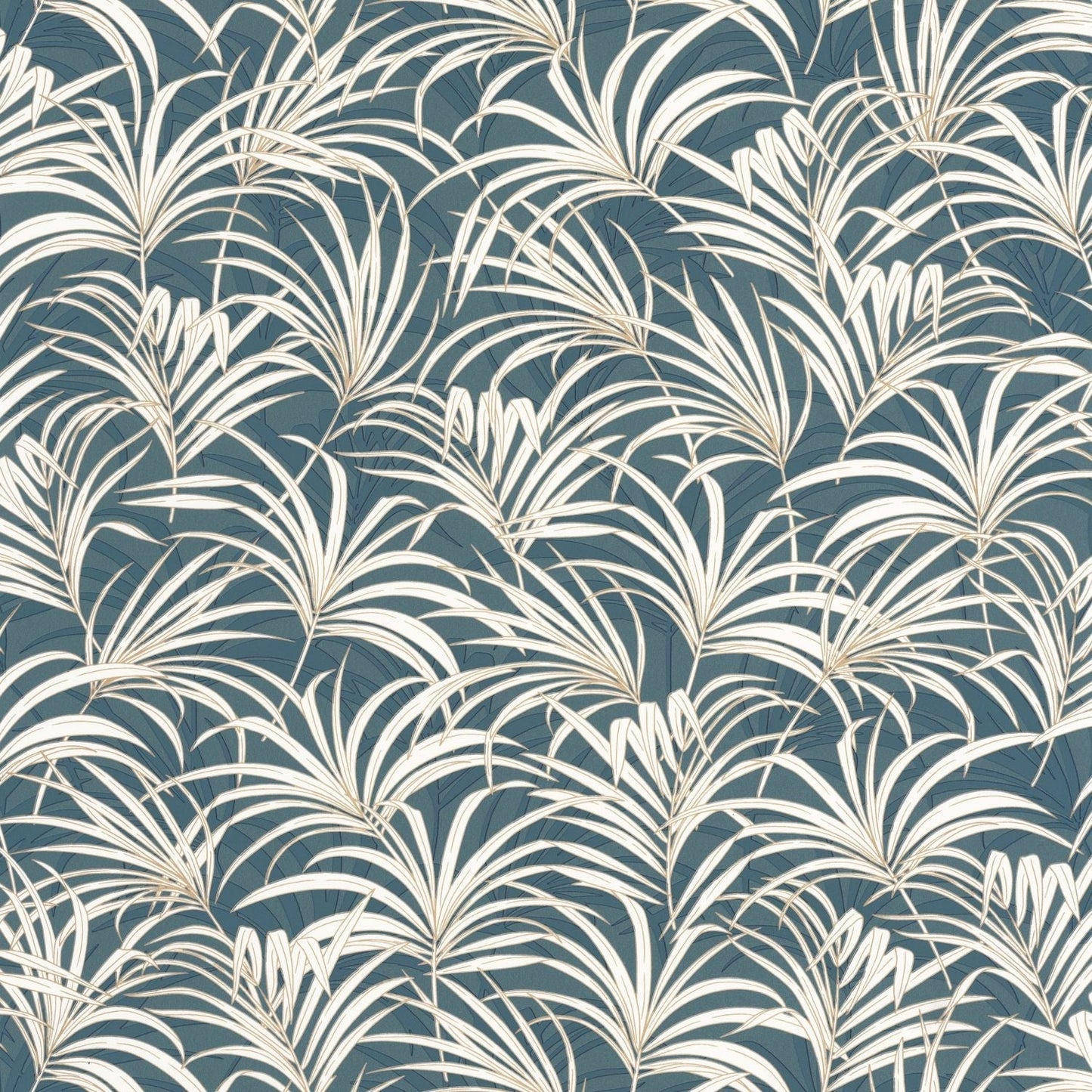Richard Wallpaper - Bleu - Caselio - 103806026 - Premier Wallcovering