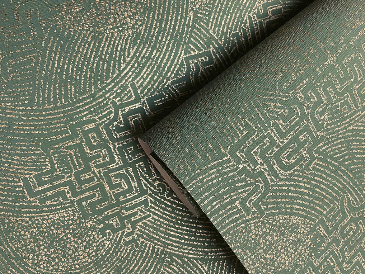 Richat Wallpaper - Emerald - Holden Décor - 66028 - Premier Wallcovering