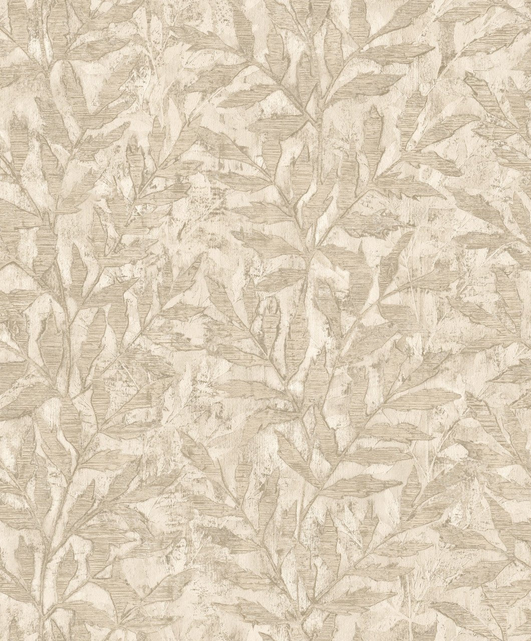 Richmond Leaf Wallpaper - Beige - Rasch - 315028 - Premier Wallcovering