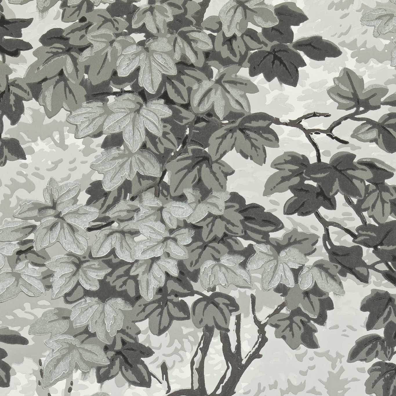Richmond Park Wallpaper - Charcoal - ZINW310059 - Zoffany - Premier Wallcovering