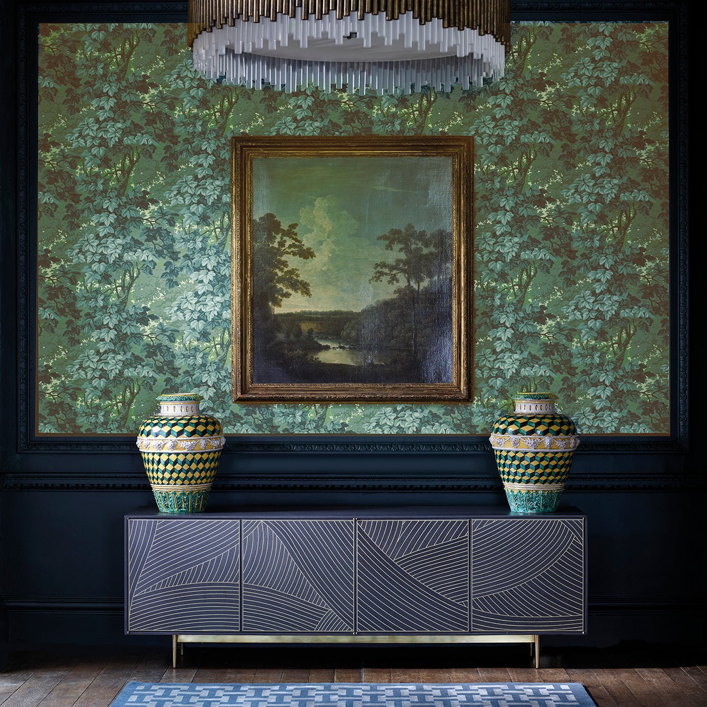 Richmond Park Wallpaper - Mid Winter - ZDAR312856 - Zoffany - Premier Wallcovering