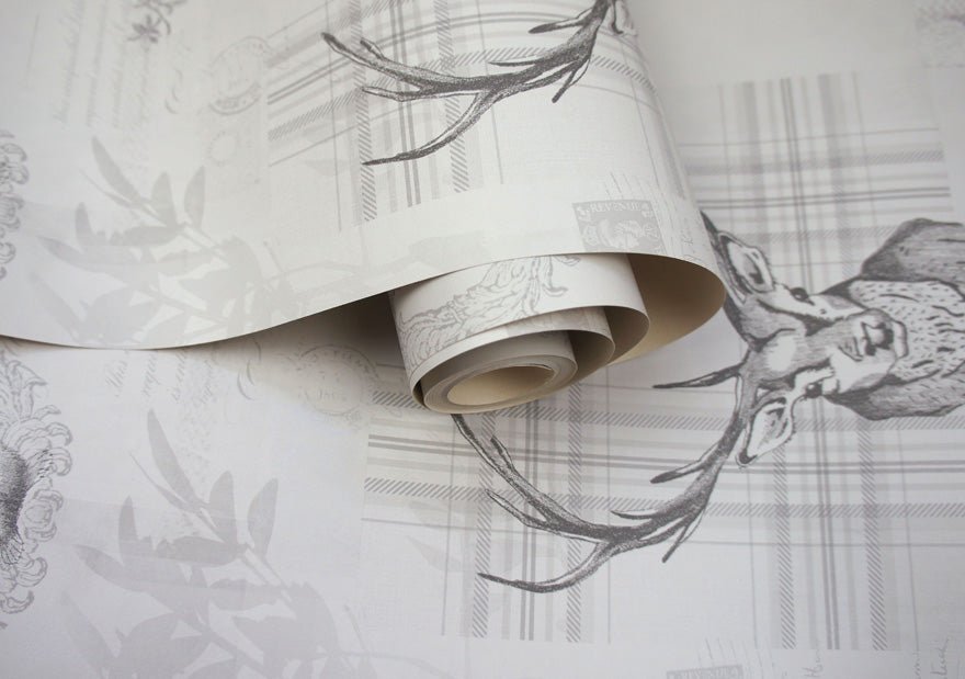 Richmond Wallpaper - Grey/Charcoal - Holden Décor - 98013 - Premier Wallcovering