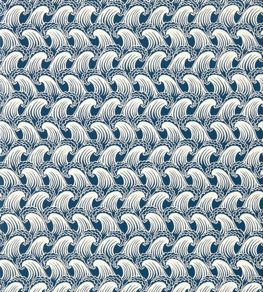 Ride The Wave Wallpaper - Denim - NART112807 - Scion - Premier Wallcovering