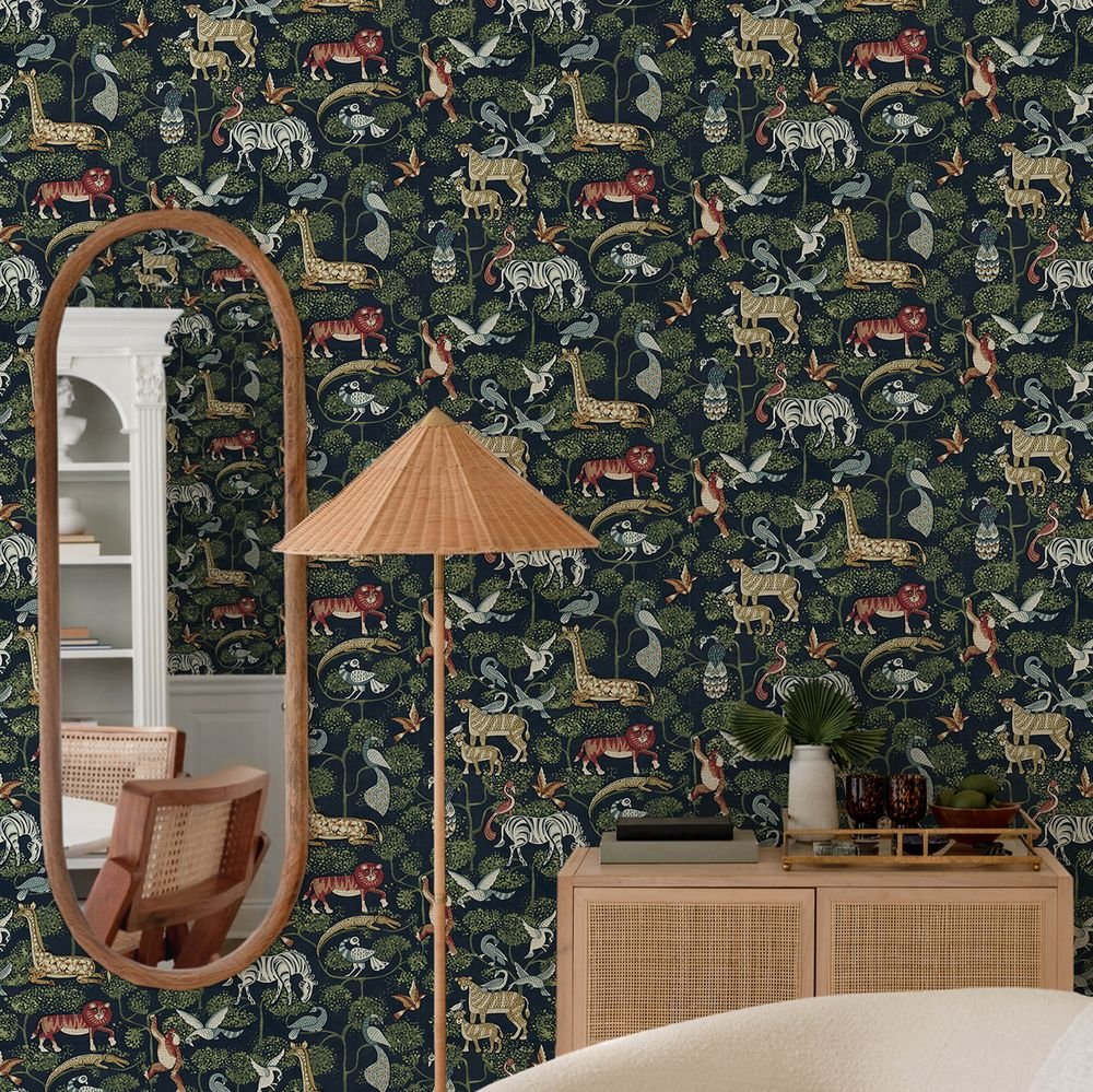 Rigby Wallpaper - Navy - A Street Prints - FD27285 - Premier Wallcovering
