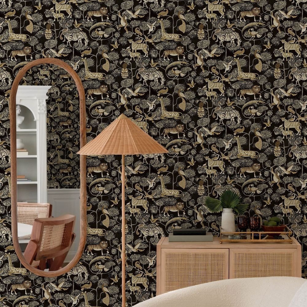 Rigby Wallpaper - Neutral Black - A Street Prints - FD27287 - Premier Wallcovering
