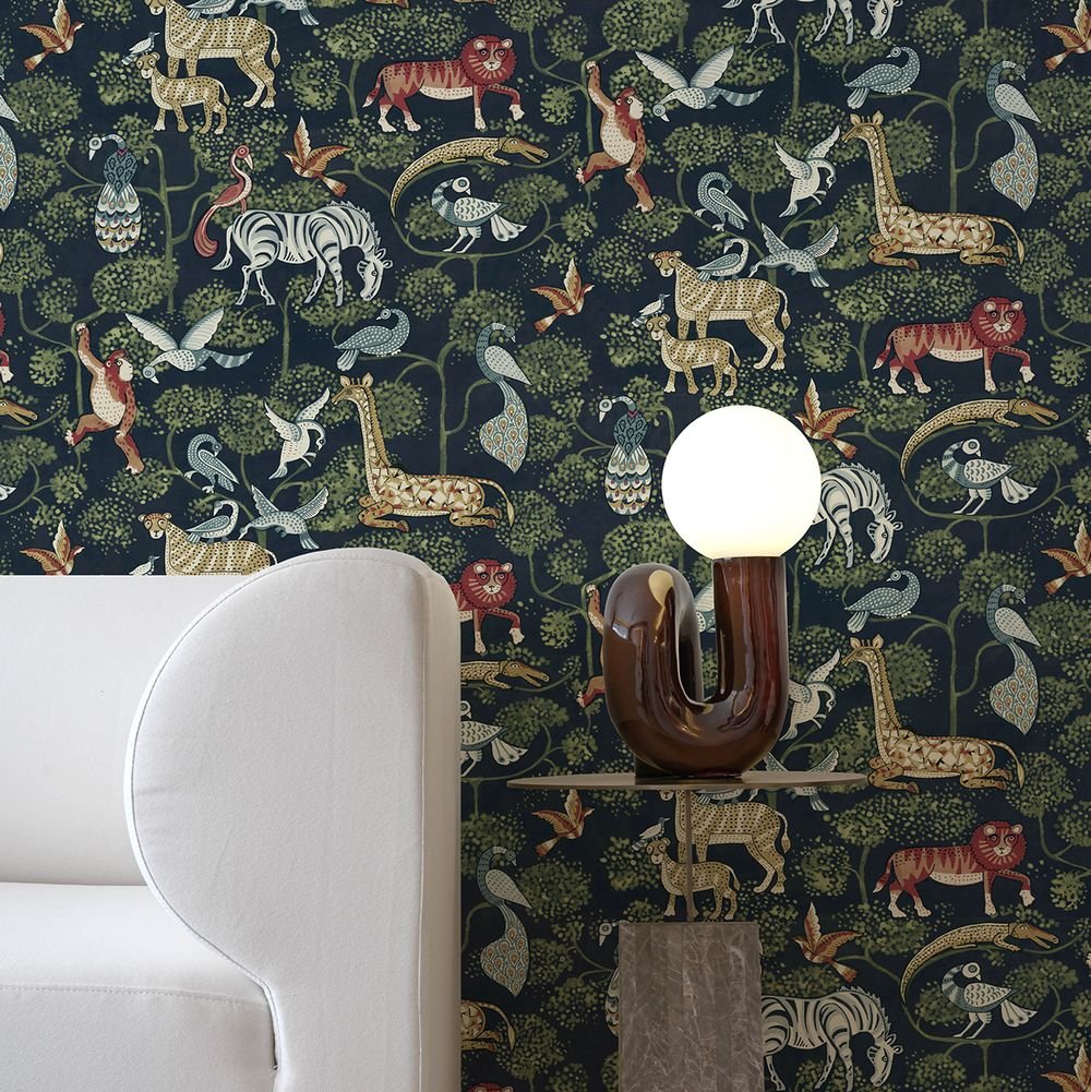 Rigby Wallpaper - Navy - A Street Prints - FD27285 - Premier Wallcovering