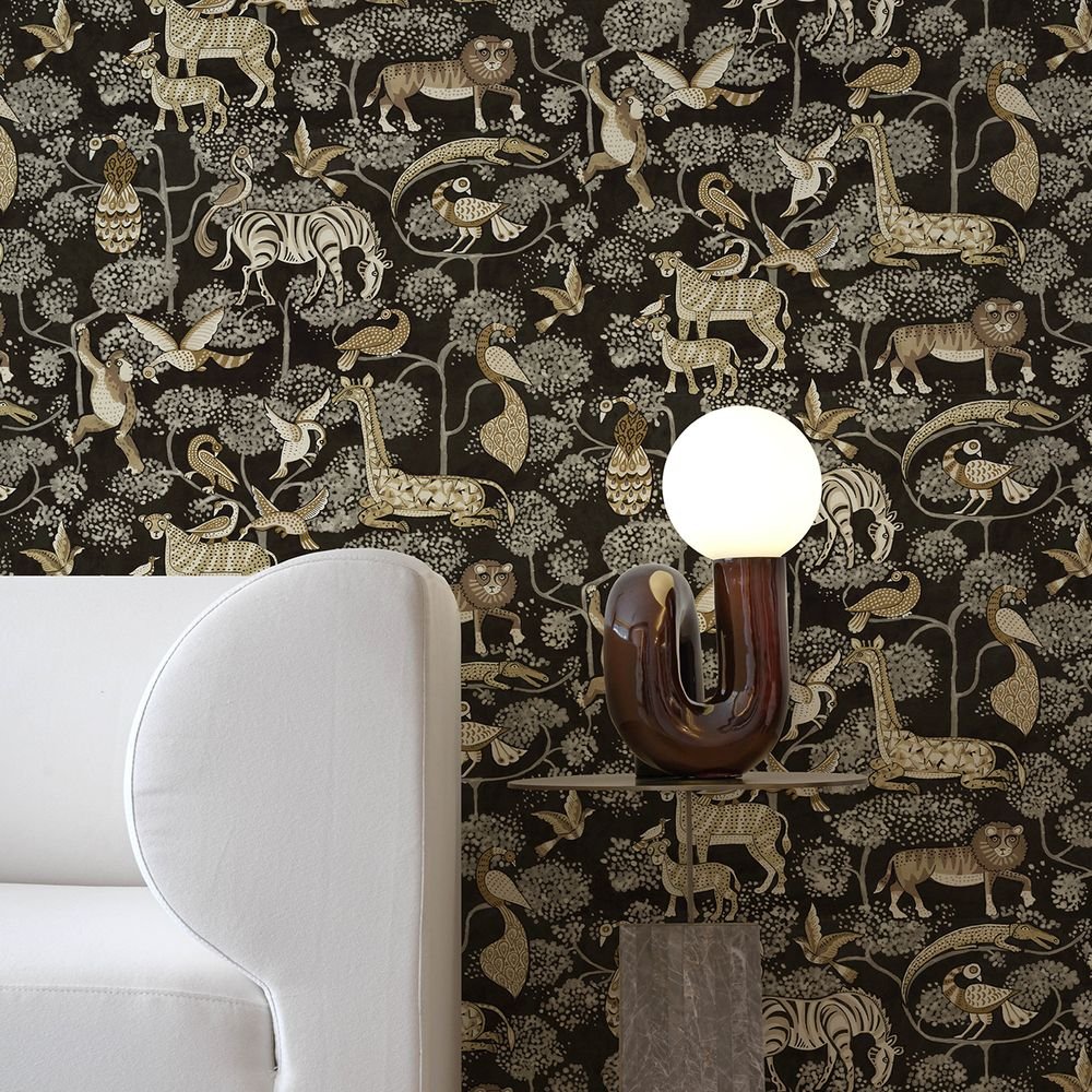 Rigby Wallpaper - Neutral Black - A Street Prints - FD27287 - Premier Wallcovering