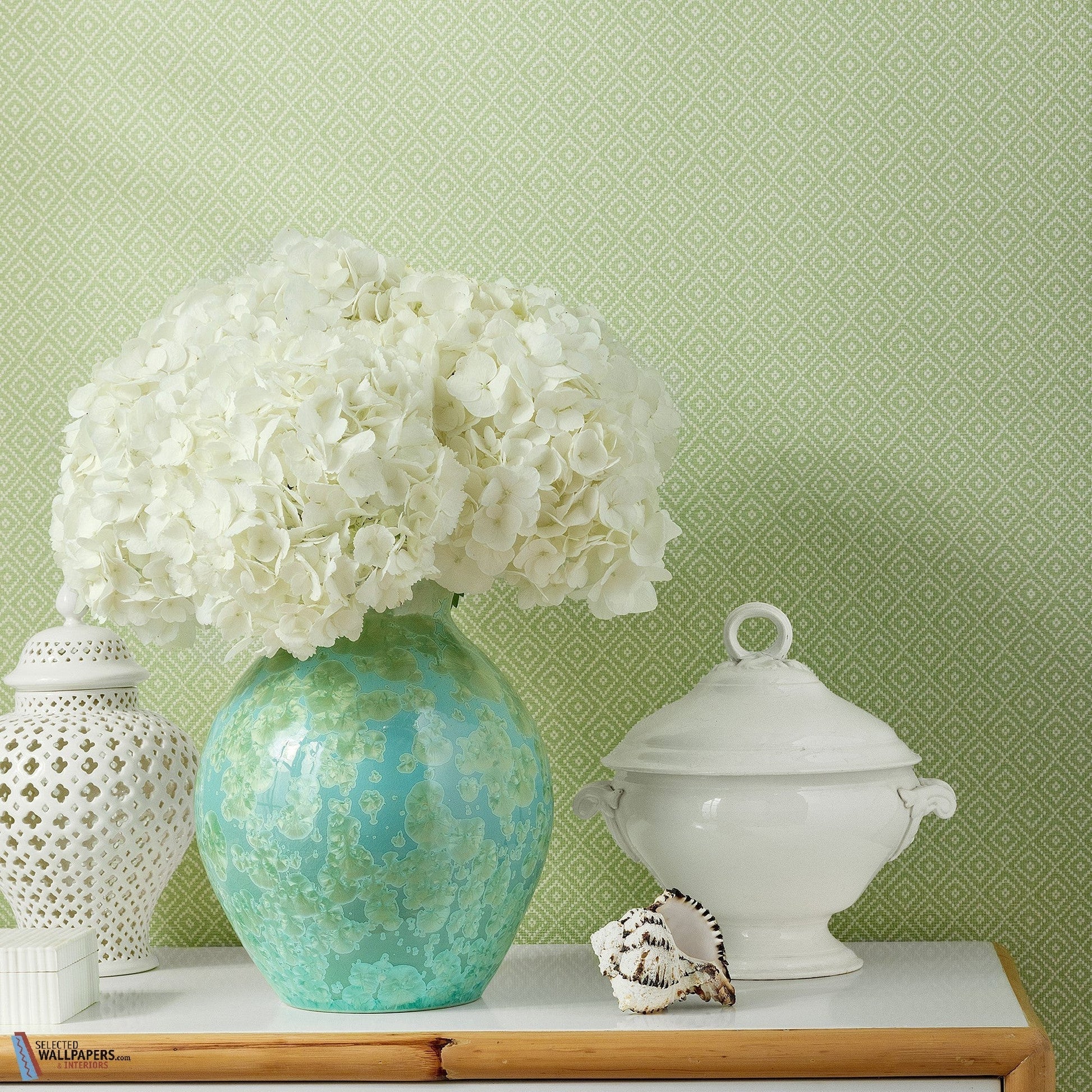 Rimba Wallpaper - Flax - Thibaut - T14538 - Premier Wallcovering