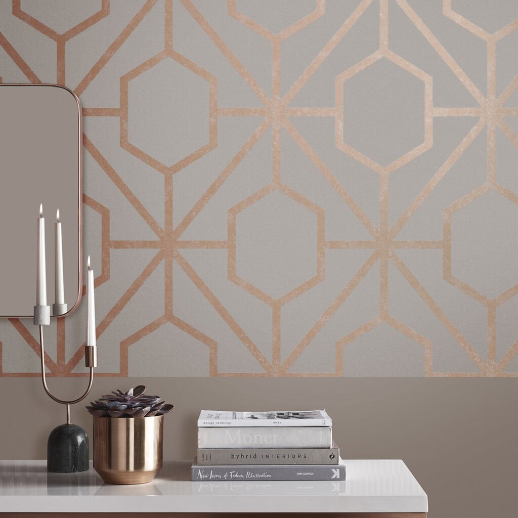Rinku Wallpaper - Natural - Graham & Brown - 112199 - Premier Wallcovering