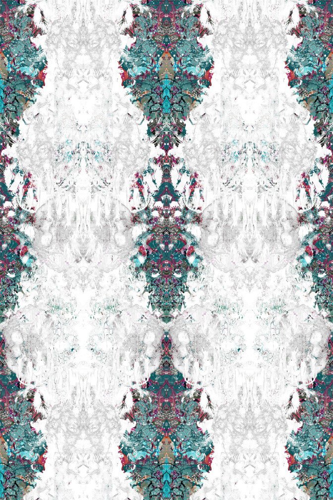 Rip Swathe Wallpaper - Teal - Timorous Beasties - STCO/RSW/SMM/02 - Premier Wallcovering
