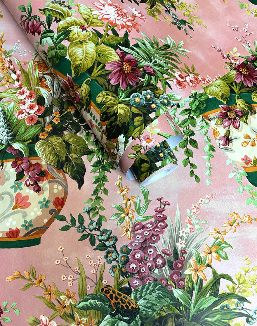 Rivara Wallpaper - Pink - Holden Décor - 91521 - Premier Wallcovering