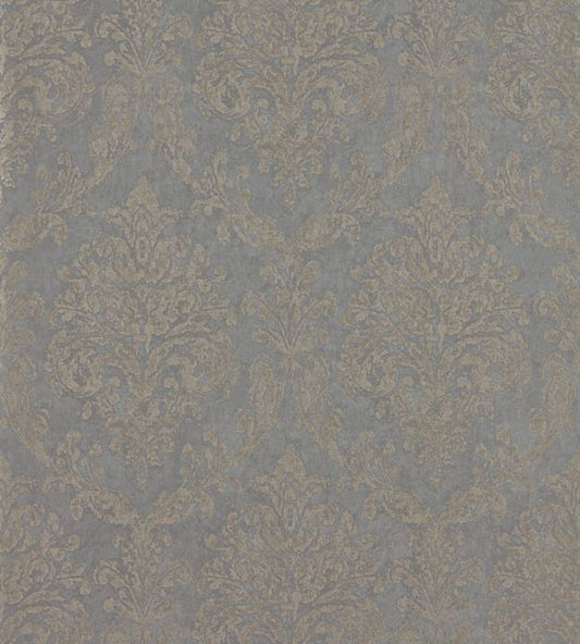 Riverside Damask Wallpaper - Mole/Copper - DWAP216290 - Sanderson - Premier Wallcovering