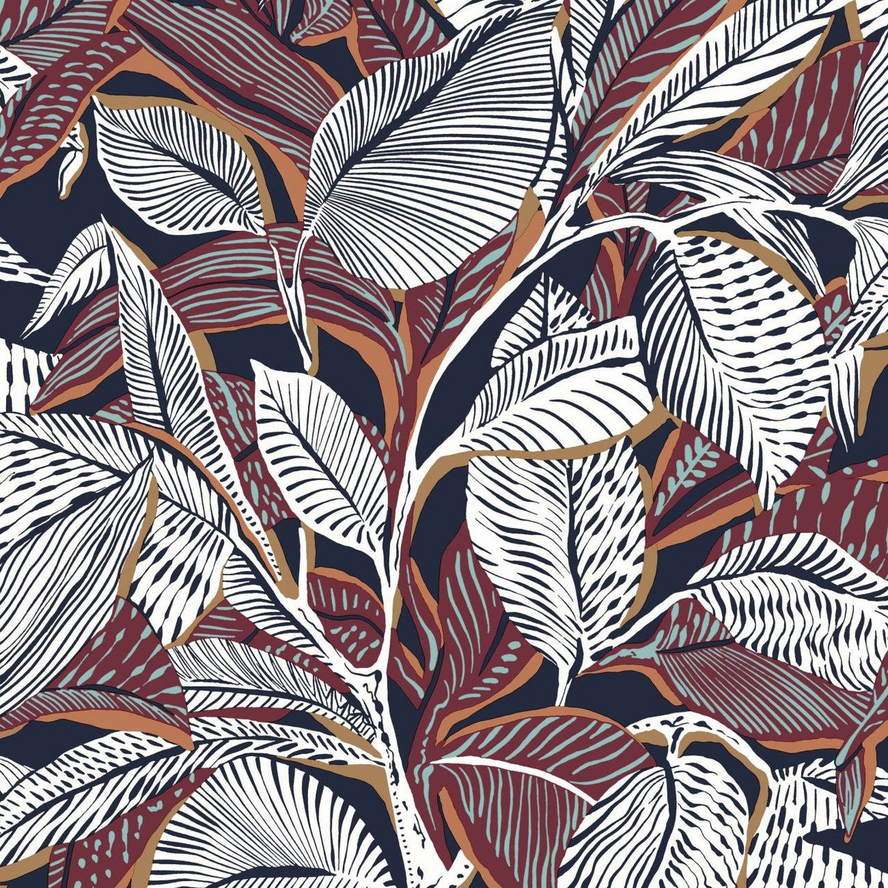 Riviera Mediterranee Wallpaper - Terre Cuite - Casadeco - 87416213 - Premier Wallcovering