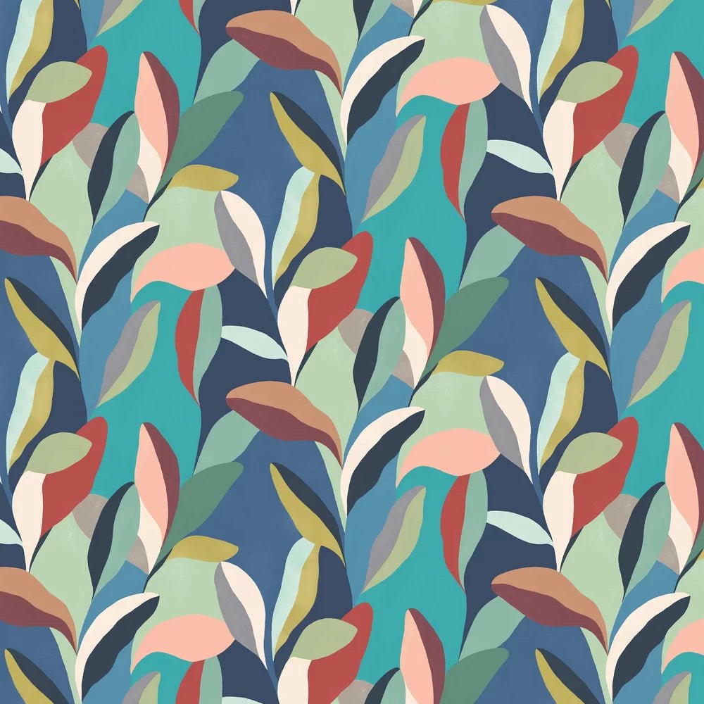 Riviera Wallpaper - Peacock - Ohpopsi - ABS50101W - Premier Wallcovering