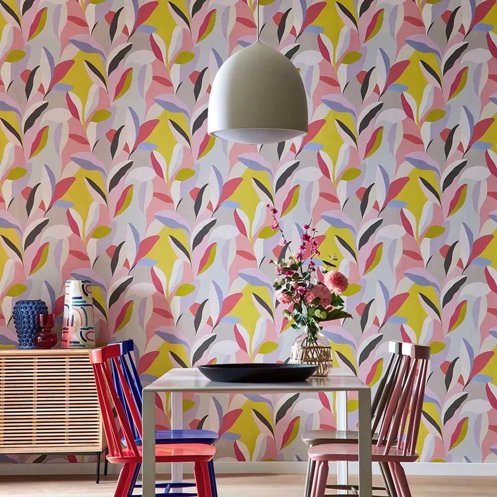 Riviera Wallpaper - Rouge & Iris - Ohpopsi - ABS50104W - Premier Wallcovering