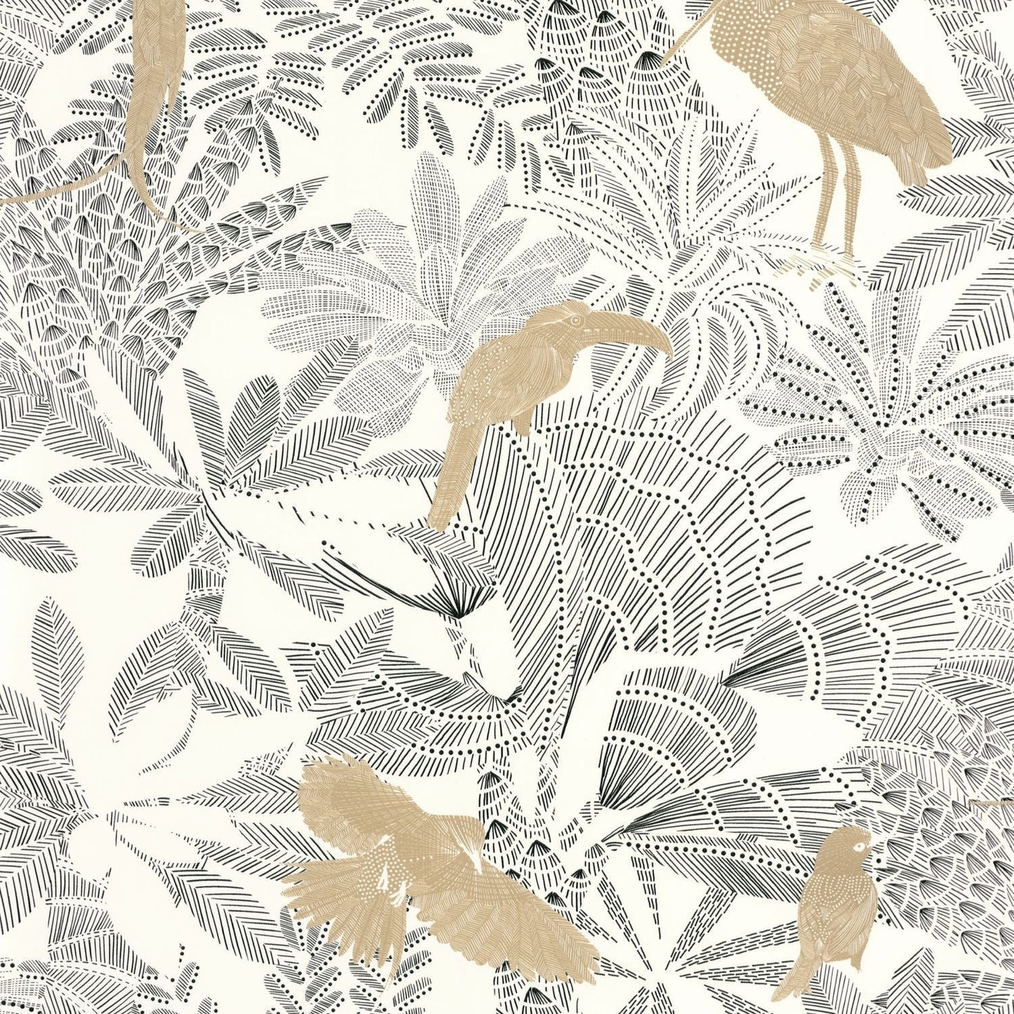 Riviera Wallpaper - Blanc - Caselio - 104269911 - Premier Wallcovering
