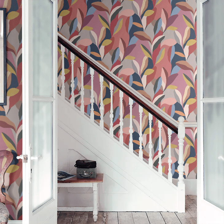 Riviera Wallpaper - Mulberry - Ohpopsi - ABS50103W - Premier Wallcovering