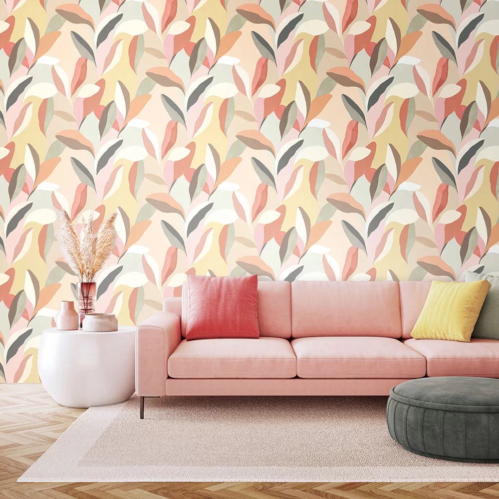 Riviera Wallpaper - Blush - Ohpopsi - LBK50133W - Premier Wallcovering
