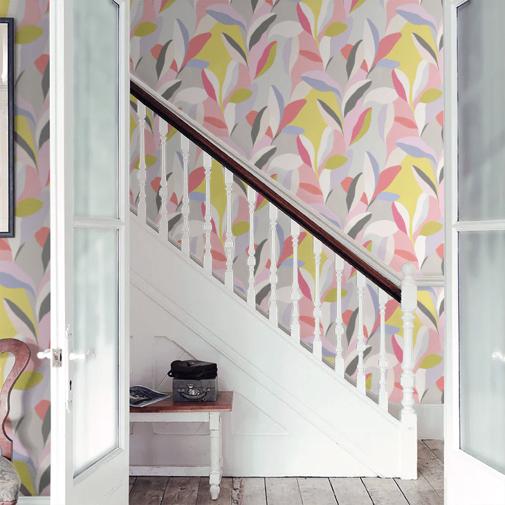 Riviera Wallpaper - Rouge & Iris - Ohpopsi - ABS50104W - Premier Wallcovering