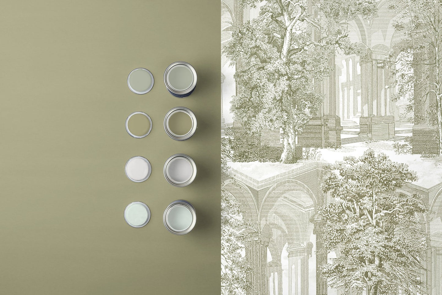 Rivington Folly Wallpaper - Whirl - Graham & Brown - 129094 - Premier Wallcovering