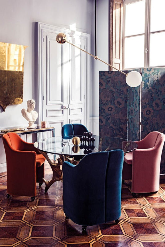 Rivoli Fabric - Laurier - Manuel Canovas - 04982/52 - Premier Wallcovering