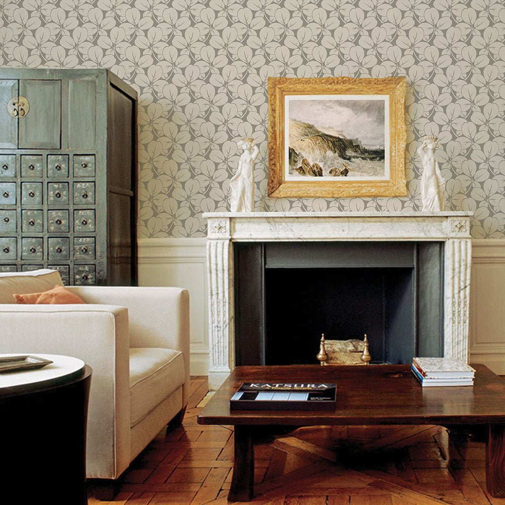 Robert Wallpaper - Taupe - A Street Prints - FD26106 - Premier Wallcovering