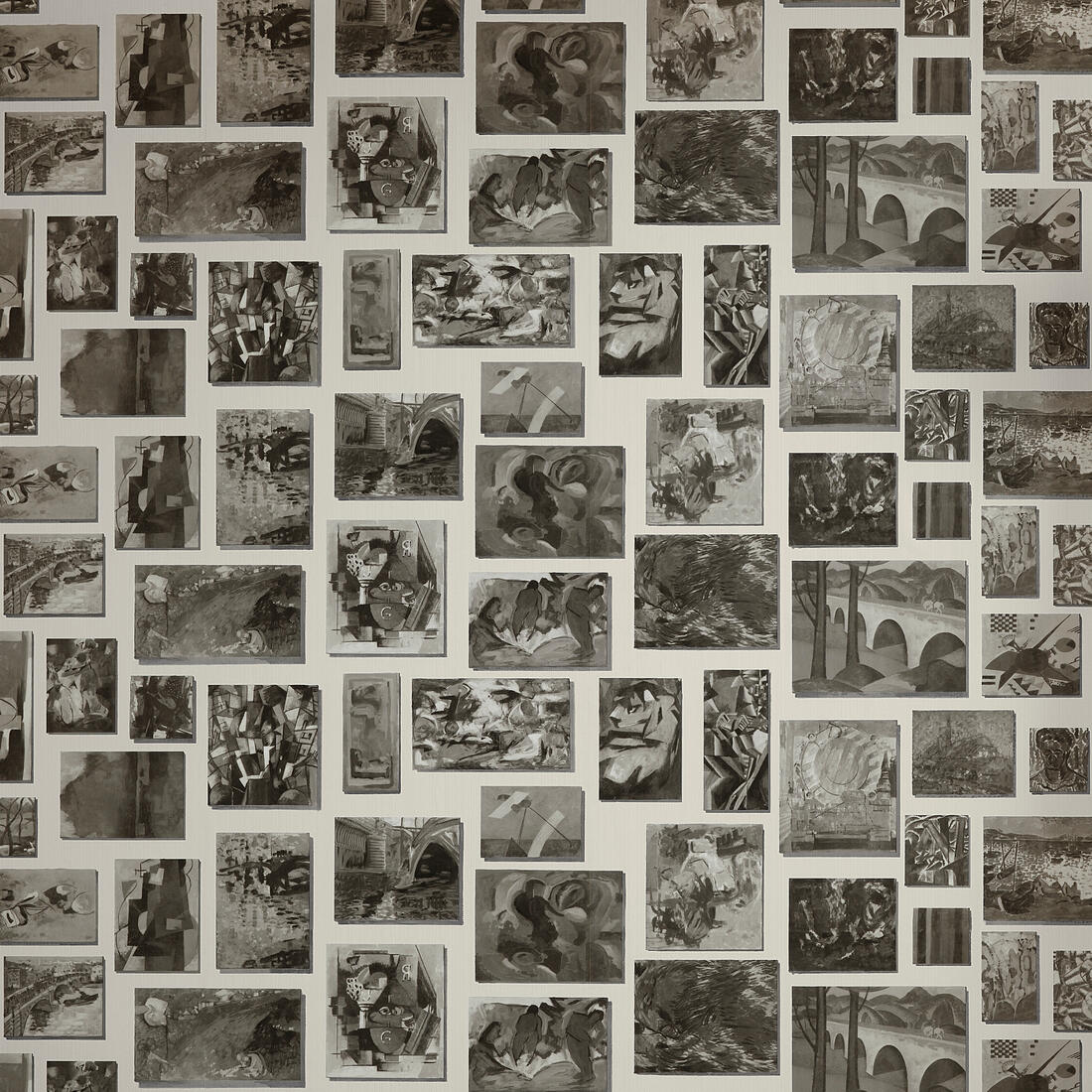 Rockefeller Wallpaper - Stone - Andrew Martin - MUSROSTA - Premier Wallcovering